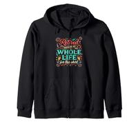 Funny Papa Retired I Worked My Whole Life For This Quote Zip Hoodie