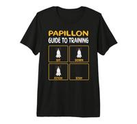Funny Papillon Guide to Training Dog Obedience Trainer Premium T-Shirt