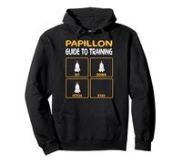 Funny Papillon Guide To Training Dog Obedience Trainer Pullover Hoodie
