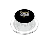 Funny Paralegal I Fix What You Filed Wrong Clerk PopSockets PopGrip for MagSafe