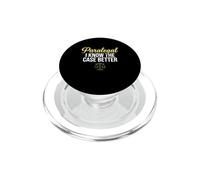 Funny Paralegal I Know The Case Better Legal Clerk PopSockets PopGrip for MagSafe