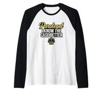 Funny Paralegal I Know The Case Better Legal Clerk Raglan Baseball Tee