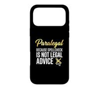 Funny Paralegal Spellcheck Is Not Legal Advice Case for iPhone 17 Pro Max
