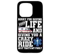 Funny Paramedic Ambulance Driver Case for iPhone 15 Pro