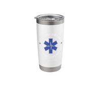 Funny Paramedic EMT EMS First Responder Rub Some Dirt on It Stainless Steel Insulated Tumbler