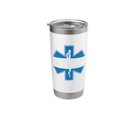 Funny Paramedic EMT EMS First Responder Rub Some Dirt on It Stainless Steel Insulated Tumbler