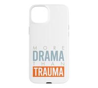 Funny Paramedic EMT More drama than trauma Case for iPhone 15 Plus