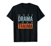 Funny Paramedic EMT More Drama Than Trauma Value Graphic T-Shirt