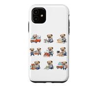 Funny Paramedic Pug EMT Rescue First Responder Case for iPhone 11