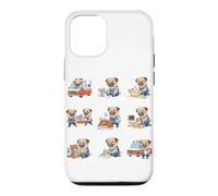 Funny Paramedic Pug EMT Rescue First Responder Case for iPhone 12/12 Pro