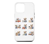 Funny Paramedic Pug EMT Rescue First Responder Case for iPhone 12 Pro Max