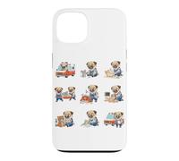 Funny Paramedic Pug EMT Rescue First Responder Case for iPhone 13