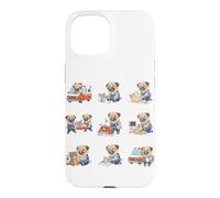 Funny Paramedic Pug EMT Rescue First Responder Case for iPhone 15