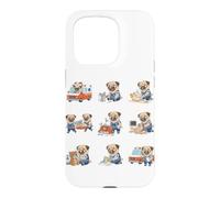 Funny Paramedic Pug EMT Rescue First Responder Case for iPhone 15 Pro