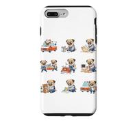 Funny Paramedic Pug EMT Rescue First Responder Case for iPhone 7 Plus/8 Plus