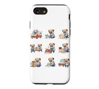 Funny Paramedic Pug EMT Rescue First Responder Case for iPhone SE (2020) / 7/8