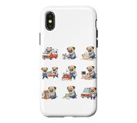 Funny Paramedic Pug EMT Rescue First Responder Case for iPhone X/XS