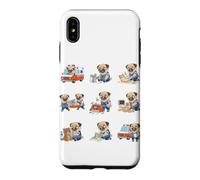 Funny Paramedic Pug EMT Rescue First Responder Case for iPhone XS Max