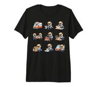 Funny Paramedic Pug EMT Rescue First Responder Premium T-Shirt