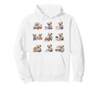 Funny Paramedic Pug EMT Rescue First Responder Pullover Hoodie