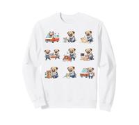 Funny Paramedic Pug EMT Rescue First Responder Sweatshirt