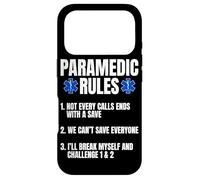 Funny Paramedic Rules EMT EMS Case for iPhone 17 Pro