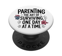 Funny Parenting Adopting Fostering Childcare Mom Dad PopSockets Adhesive PopGrip