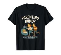 Funny Parenting Humor Coffee Design - New Parent Novelty T-Shirt