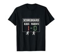 Funny Parenting Scoreboard Kids 1 Parents 0 Print T-Shirt
