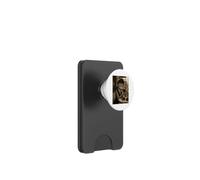 Funny Paris Café Cat - Sophisticated Tabby Cat Portrait PopSockets PopWallet for MagSafe
