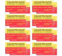 Funny Parking Violation Cards 100pcs Paper Warning Cards