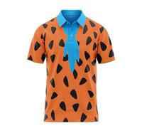 Funny Parody Golf Polo Shirt - Fun Movie Performance Quick Dry UPF Sun Protection Moisture Wicking Casual Wear Shocker Golf, Fred, Large