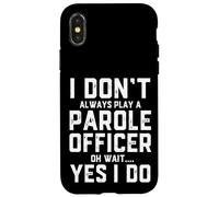 Funny Parole Officer Costume Correctional Supervision Agent Case for iPhone X/XS