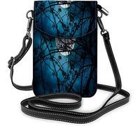 Funny Parrots Small Cell Phone Purse African Animals Wildlife Birds Crossbody Bag Women Wallet Purses Rainbow Green Yellow