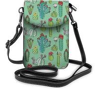 Funny Parrots Small Cell Phone Purse African Animals Wildlife Birds Crossbody Bag Women Wallet Purses Rainbow Green Yellow