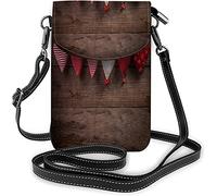 Funny Parrots Small Cell Phone Purse African Animals Wildlife Birds Crossbody Bag Women Wallet Purses Rainbow Green Yellow