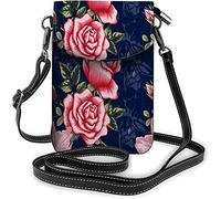 Funny Parrots Small Cell Phone Purse African Animals Wildlife Birds Crossbody Bag Women Wallet Purses Rainbow Green Yellow