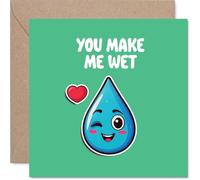 Funny Partner Valentines Day Card - Take A Brolly - Cheeky Happy Valentines Card for Partner from Boyfriend Girlfriend, 145mm Joke Humour Valentine Greeting Cards