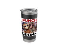 Funny Party Punch Drunk | Punch the Monkey Stainless Steel Insulated Tumbler