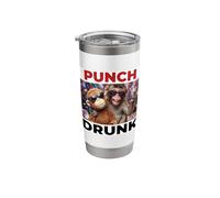 Funny Party Punch Drunk | Punch the Monkey Stainless Steel Insulated Tumbler
