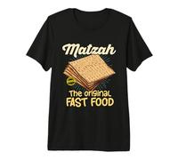 Funny Passover Matzah The Original Fast Food Jewish Seder Premium T-Shirt