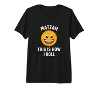 Funny Passover Matzah This is How I Roll Jewish Pesach Gift Premium T-Shirt