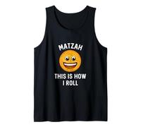 Funny Passover Matzah This is How I Roll Jewish Pesach Gift Tank Top
