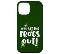 Funny Passover Who Let the Frogs Out Shirt Jewish Seder Case for iPhone 12 mini