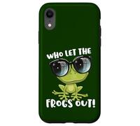 Funny Passover Who Let the Frogs Out Shirt Jewish Seder Case for iPhone XR