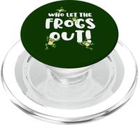 Funny Passover Who Let the Frogs Out Shirt Jewish Seder PopSockets PopGrip for MagSafe