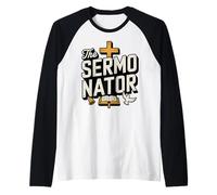 Funny Pastor Christian Church Reverend Raglan Baseball Tee