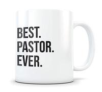 Funny Pastor Gifts Best Reverend Thank You | Ceramic Coffee Mug | 11 OZ