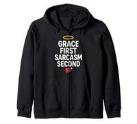 Funny Pastor Youth Ministry Church Leader Humor Sermon Joke Zip Hoodie