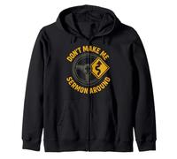 Funny Pastor Youth Ministry Church Leader Humor Sermon Joke Zip Hoodie